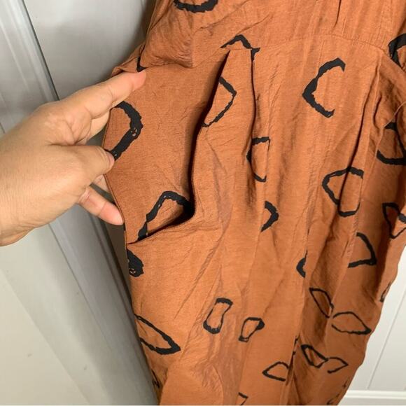 Anthropologie Eva‎ Franco Faith wide leg halter jumpsuit size 8 vacation summer - Picture 9 of 9